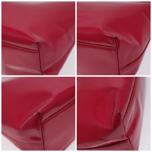 PRADA Shoulder Bag Enamel Pink Auth - Picture 15 of 15